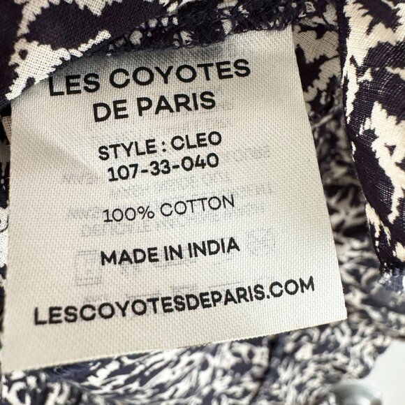Les Coyotes de Paris printed cotton mini dress, size 18 years - Picture 6 of 7